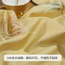 批发四季丝滑长绒棉100支230x230被套200x230cm被罩单件