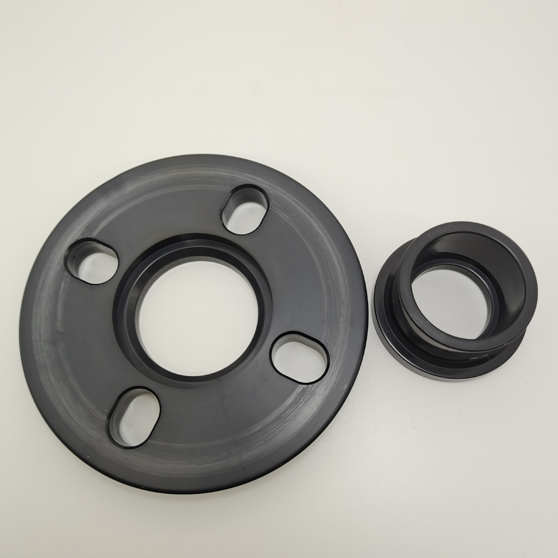 批发upvc活套平承法兰化工pvcu给水级双片式塑料活套法兰现货