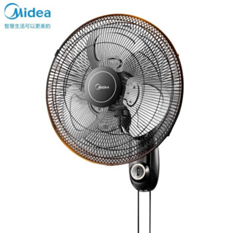 美的壁扇挂壁轻音工业壁挂式电风扇家用墙壁摇头大电扇 fw45-20b