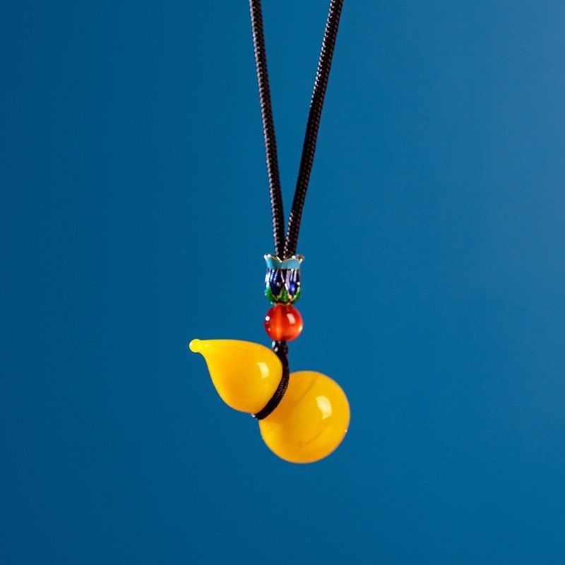 琉璃葫芦福禄摆件 创意博山琉璃挂件汽车挂件首饰装饰品-阿里巴巴