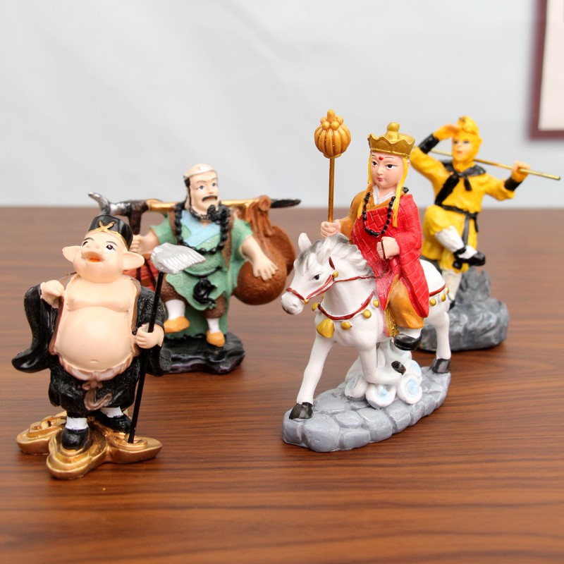 Second Generation Journey to the West Stone Tang Monk Sun Pig Eight Ring Sand Monk Hand-Made Doll The Monkey King: Quest for the Sutra Decorations