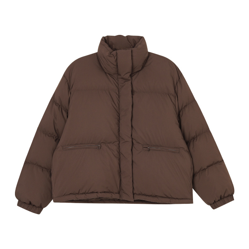 TG Stand-up Collar down Jacket Female 2023 Winter New Loose and Warm Thick Coat 21613(18376 Same Style)