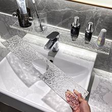 水龙头置物架免打孔厨房浴室厕所卫生间墙上镜前洗手洗漱台沥水架