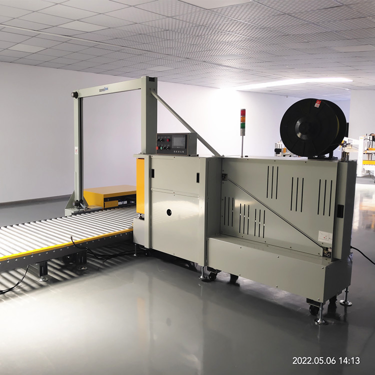 a-72ao嘉音全自动穿剑打包机 栈板打包托盘捆包机 穿箭捆扎机