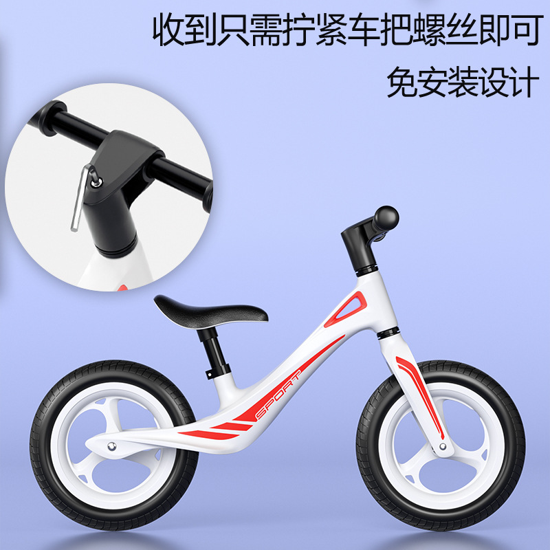2022 New Balance Bike (for Kids) 2-6 Years Old Cool Inflatable Pedal-Free Scooter Kids Balance Bike Balance Car in Stock