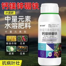 钙镁硼锌铁叶面肥有机中微量元素水溶肥花卉蔬菜果树柑橘通用