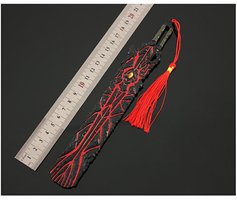 斗破苍穹周边斗破兵器 萧炎玄重尺 新款 武器模型22cm兵器摆件