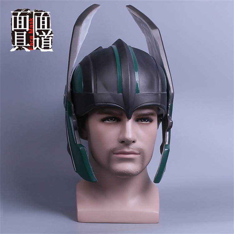 雷神头盔面具雷神3诸神黄昏cos 托尔头盔万圣节表演影视周边道具