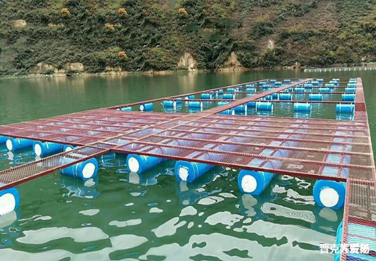 水上平台高密度实芯泡沫浮筒浮桶网箱养殖浮漂架构浮筒-阿里巴巴