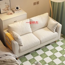 XC沙发小户型北欧简约现代卧室出租房简易网红双人三人客厅布艺沙
