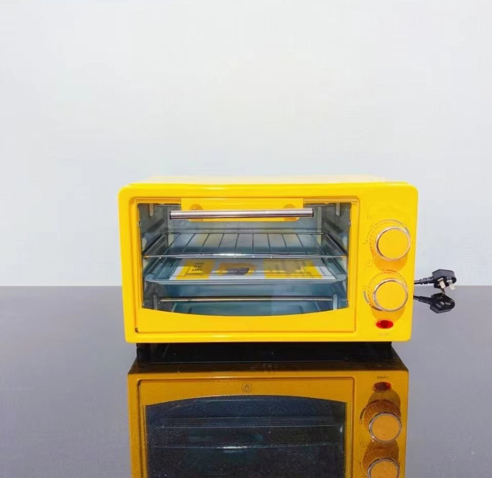 新款现货批发小黄鸭电烤箱家用多功能迷你双层电烤箱会销礼品代发