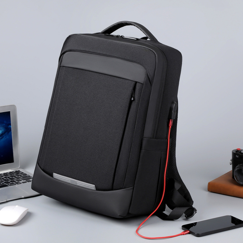2023 Cross-Border New Arrival Men's Business Waterproof Multi-Function USB Computer Backpack Travel Student Backpack