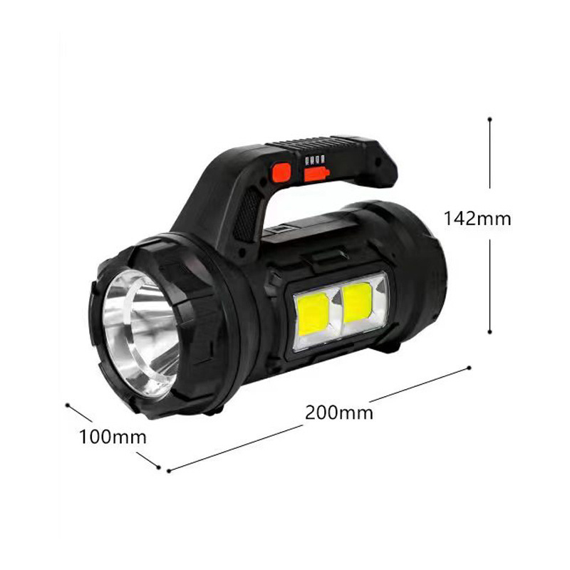 Cross-Border Explosion-Proof Charging Searchlight Strong Light Multifunctional Outdoor Multi-Scene Emergency Portable Lamp Type-C Charging