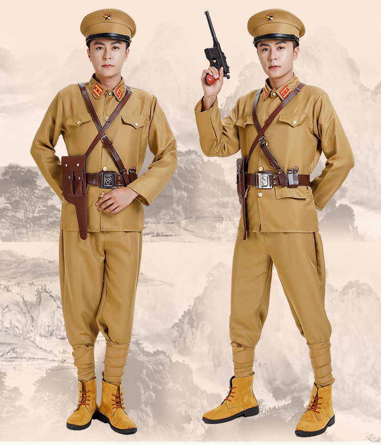 民国警察服装伪军皇协军士兵二狗子服汉奸特务租界巡捕舞台演出服