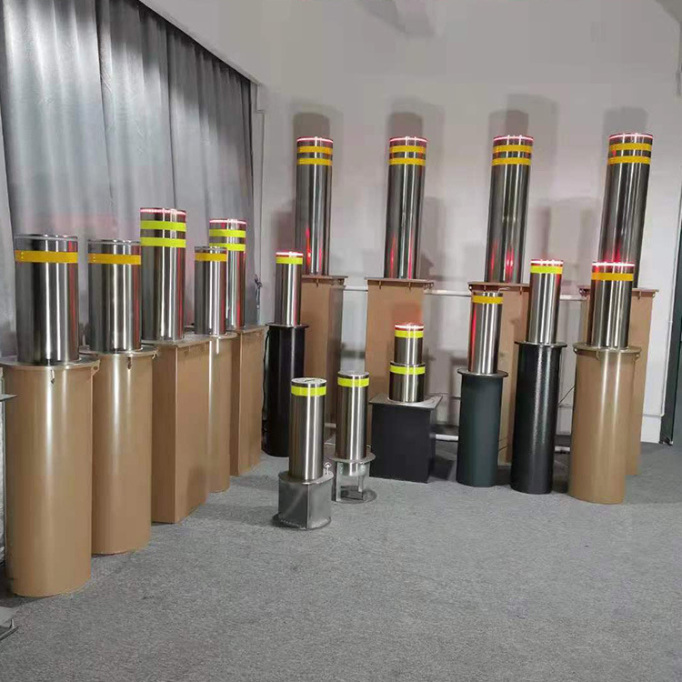 卡博恩全电动遥控半自动伸缩立柱 防撞隔离升降柱 反恐防撞柱