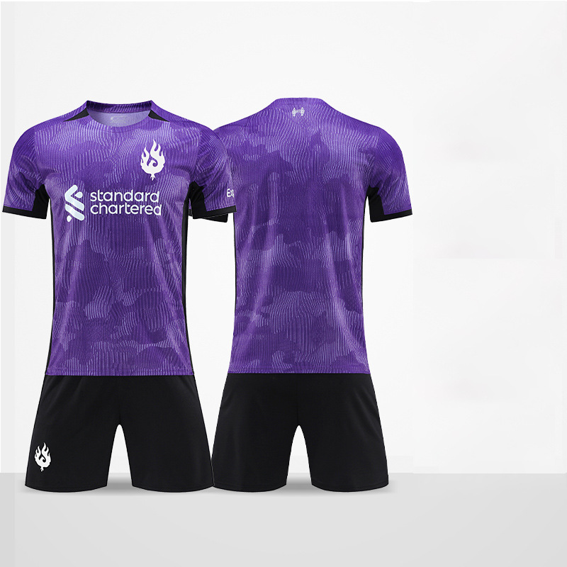 2324利物浦球衣11号萨拉赫足球服套装男定制儿童训练比赛队服订制