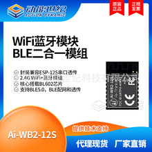 Ai-WB2-12S  WiFi蓝牙BLE二合一模组串口透传兼容替代ESP-12S P2P