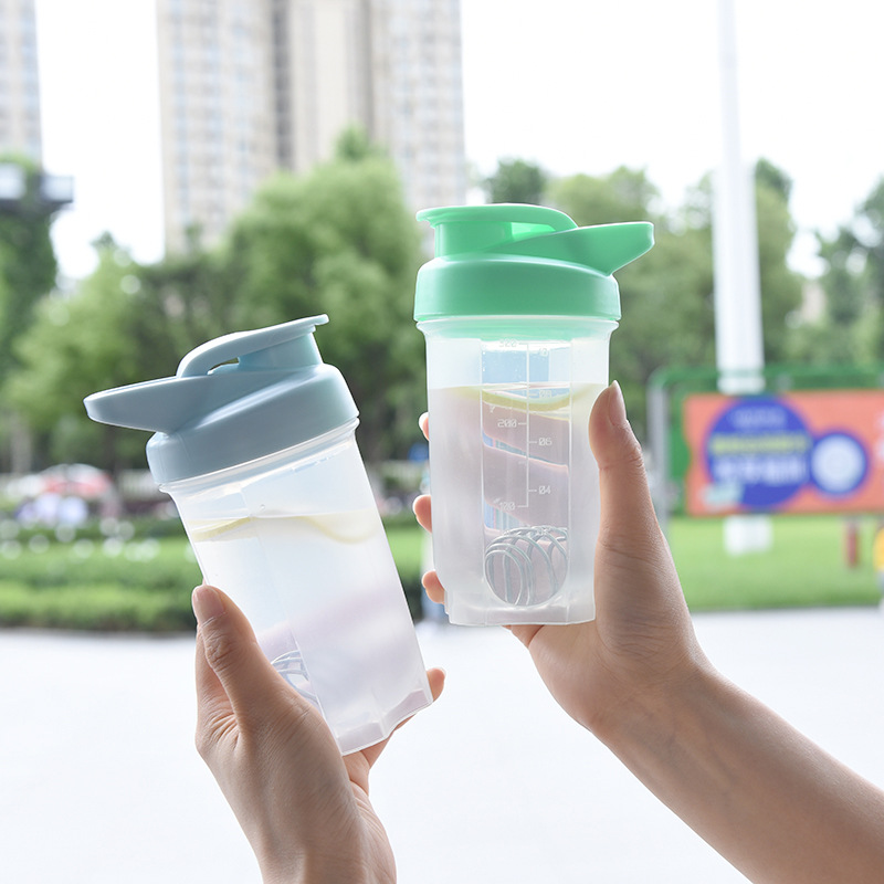 300ml Plastic Shake Cup Children's Cups Portable Sports Milk Shake Cup Cross-Border Factory in Stock Logo