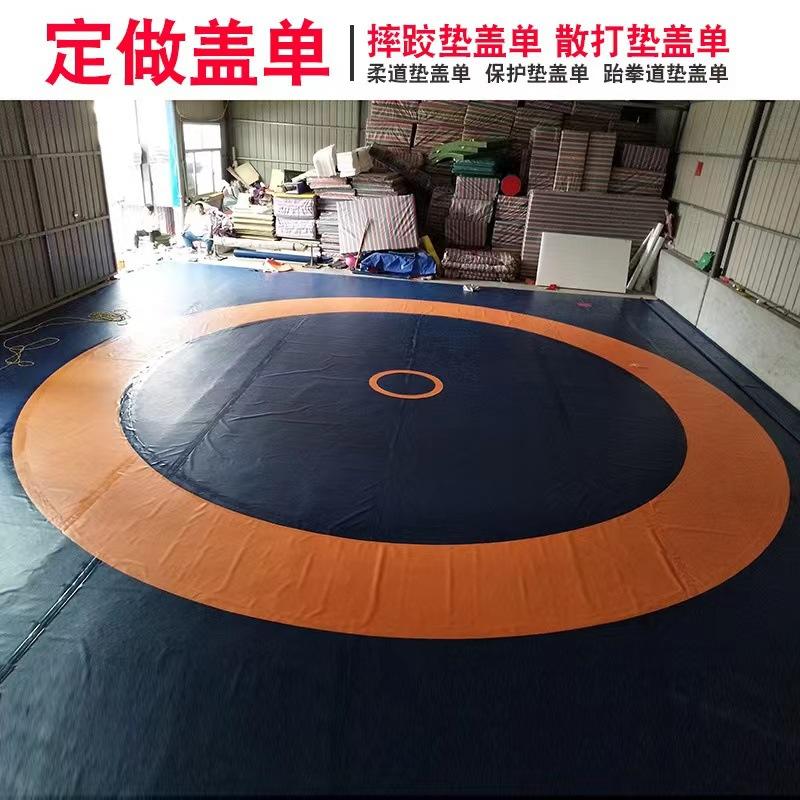 厂家直销摔跤垫 摔跤场地布 比赛训练pvc 垫子盖单 摔跤盖单