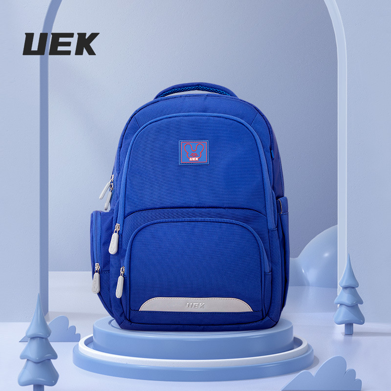 uek高档小学生书包 男女童新款儿童轻便护脊可调节双肩包大容量包