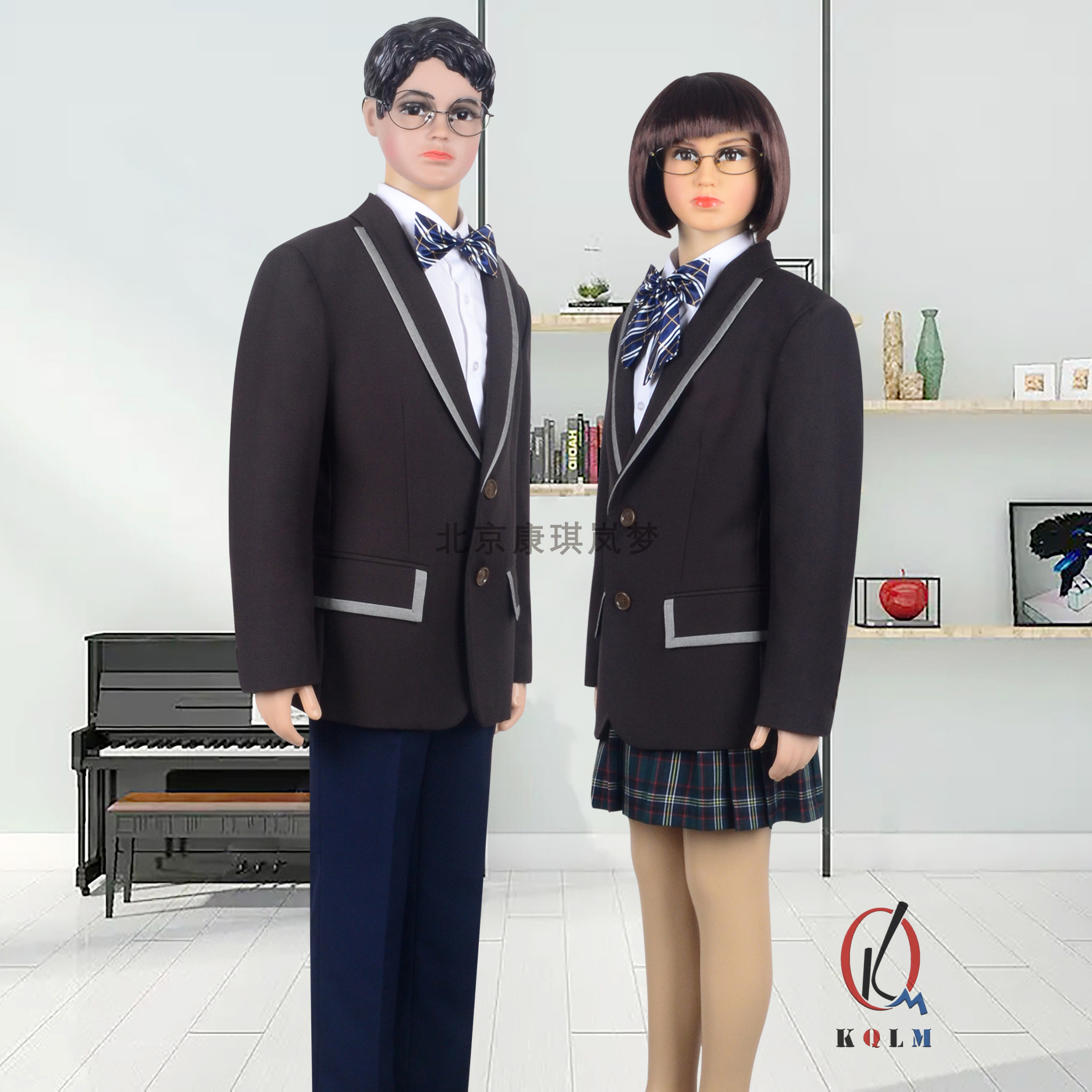 幼儿园园服春秋男女英伦风西装中小学生表演校服三件套装班服制服