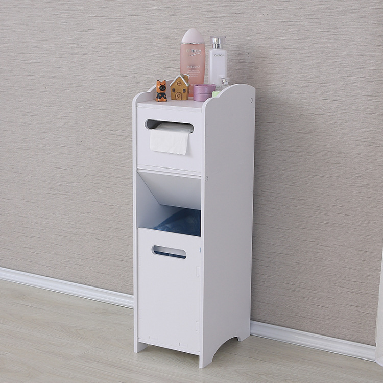 Toilet Cupboard Bathroom Side Cabinet Toilet Locker Side Cabinet Storage Floor Toilet Side Cabinet