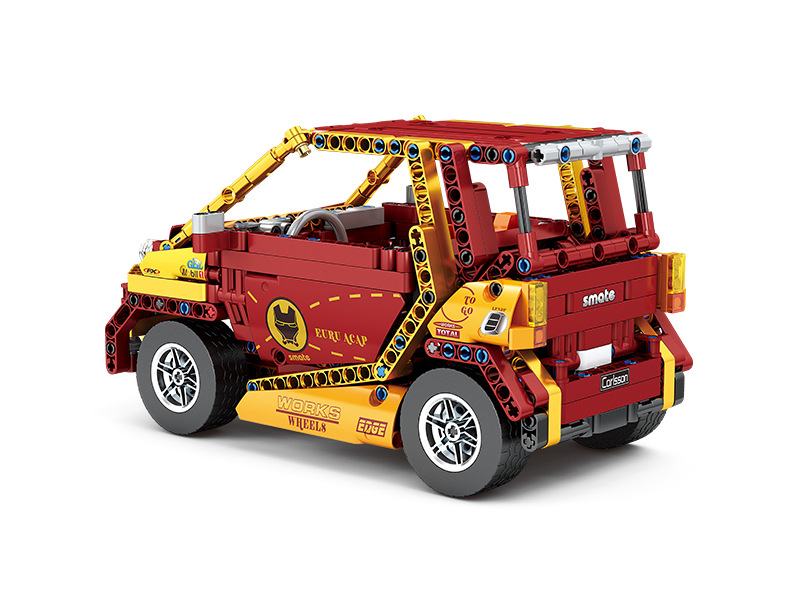 高博乐ky1036-38高博乐机械工程师积木汽车男孩益智拼插盒装玩具