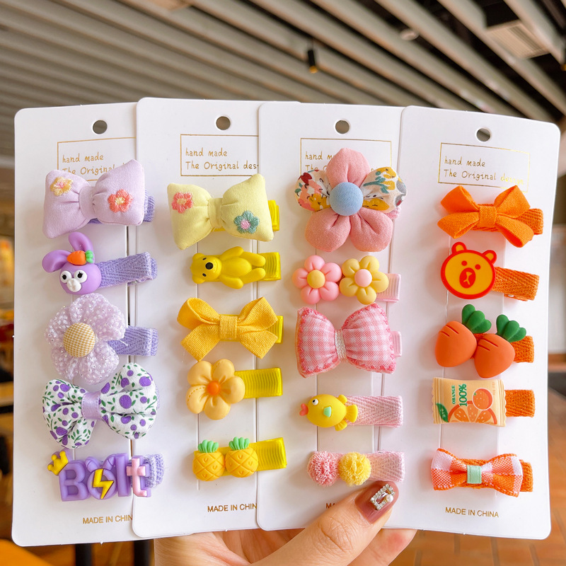 Baby Hair Clips Baby Girl Hair Accessories Children Little Girl Hairclip Does Not Hurt Hairpin Infant Clip Hair Volume Less