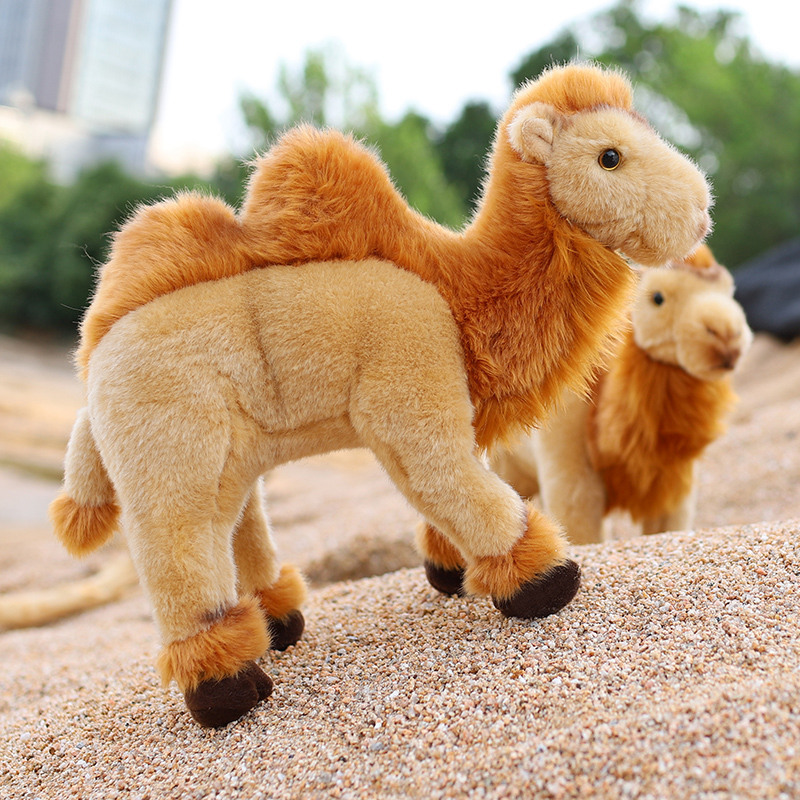 可爱双峰骆驼公仔创意敦煌骆驼毛绒玩具小骆驼玩偶景区礼物纪念品