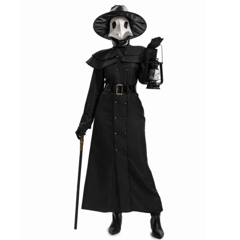 万圣节Cos瘟疫医生服装暗黑地牢英雄服拐杖灯具道具装扮舞台表演