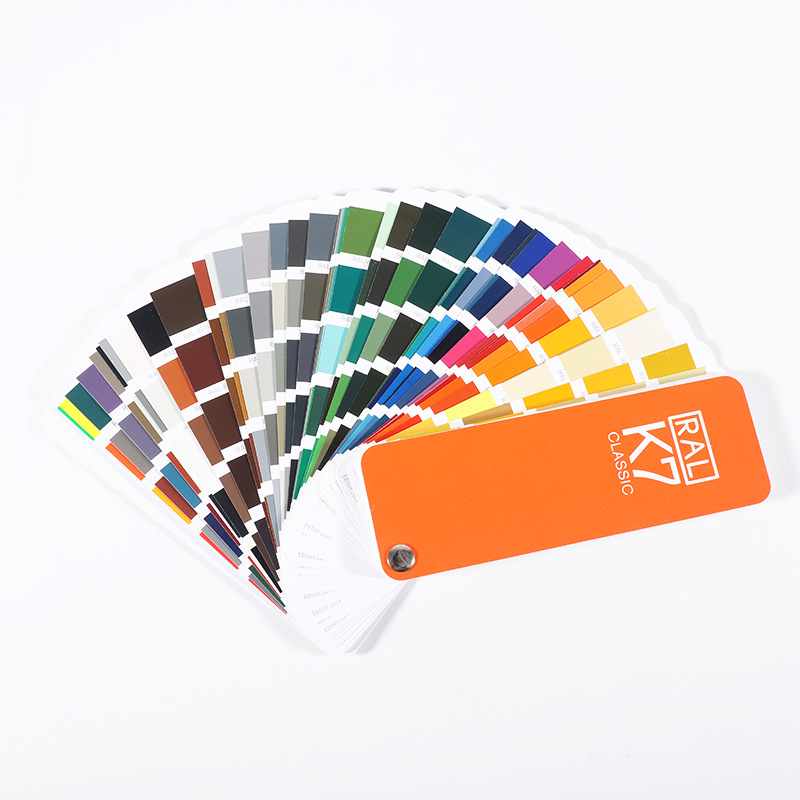 臻友粉末厂家批发多种颜色热固性粉末涂料色板喷涂塑粉粉末色卡