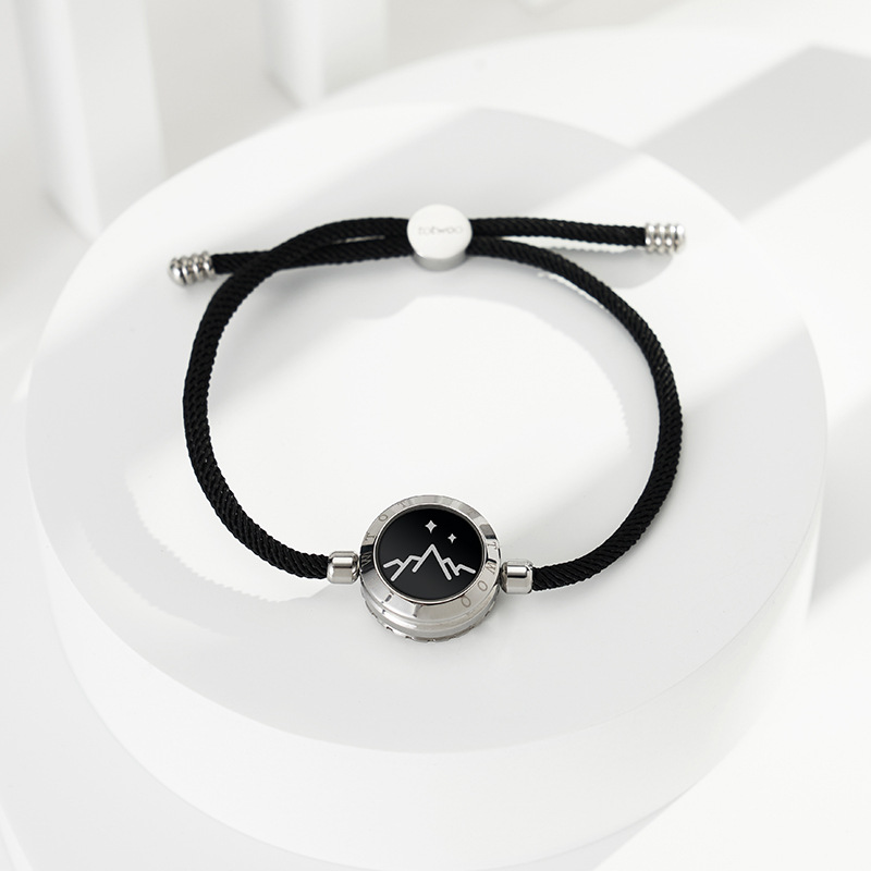 totwoo山盟海誓满锆震动感应手链智能互动异地恋爱情侣手环送礼物