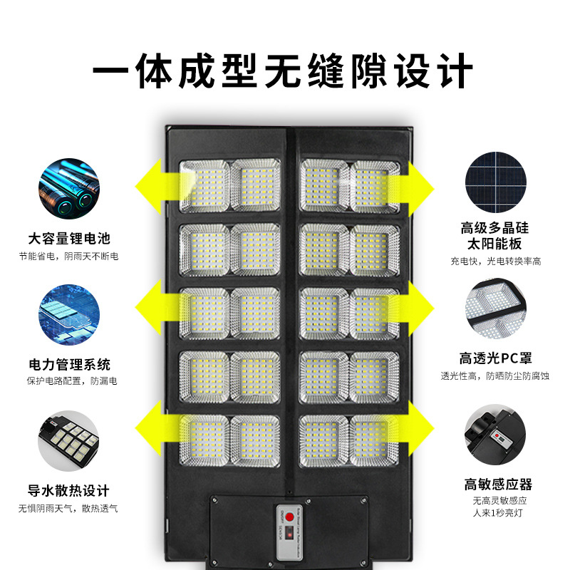 Solar Street Lamp Manufacturers Household Human Body Induction High Power Garden Lamp Integrated Solar Street Lamp Mercedes-Benz