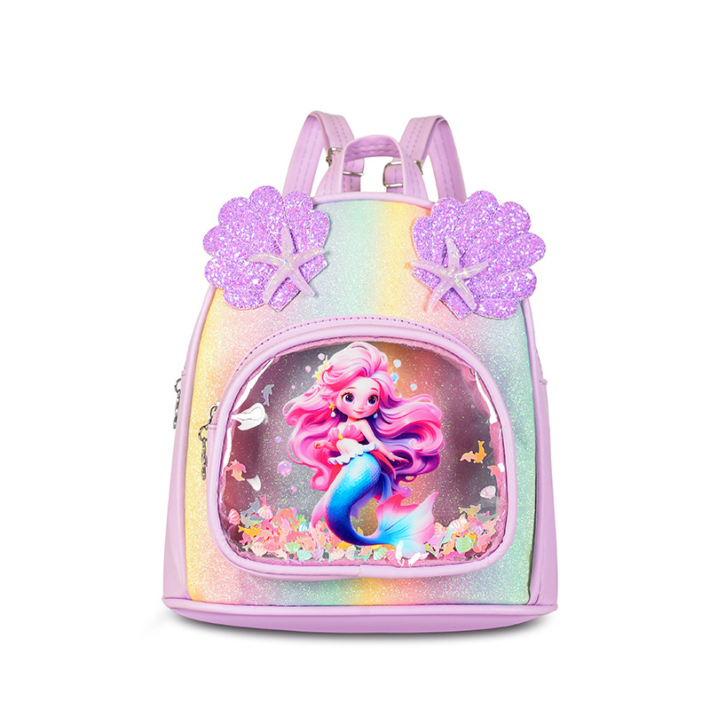 Children's Bag New Little Girl Backpack Cute Princess Sequined Korean Style Backpack Mini Bag Kindergarten Schoolbag