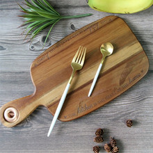 厂家批发金合欢木创意菜板实木切菜板木制托盘BSCI认证