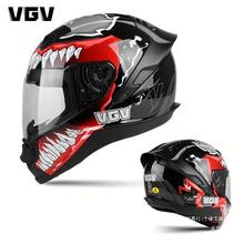 【现货】VGV3C认证电动摩托车头盔男女士DOT保暖机车帽全盔四