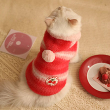 猫咪仿貂毛连帽背心宠物衣服加菲冬季防掉毛秋装幼猫秋冬款外出装