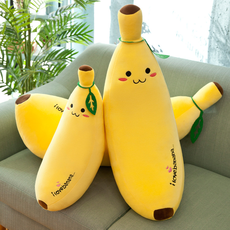 banana doll pillow doll plush toys simulation banana sleeping pillow cute girl children‘s birthday gifts