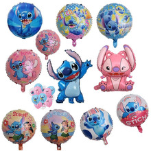 卡通新款星际宝贝大史迪仔儿童玩具气球生日派对装饰动漫铝膜气球
