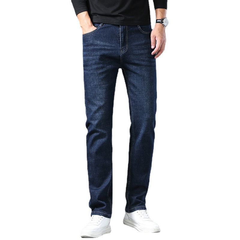 Jeans Men's Summer Fashion Brand Men's Men's Stretch Trousers Clothing Boys Men's Tapered Trousers Men's Pants Clothes