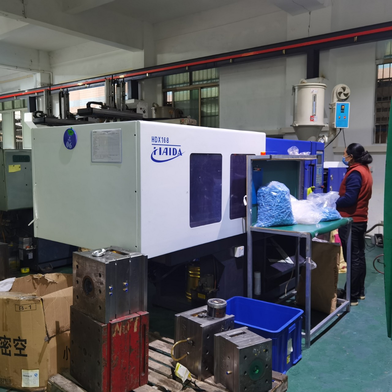 卧式成型注塑机海达160t伺服机300克小型注塑机全自动二手注塑机