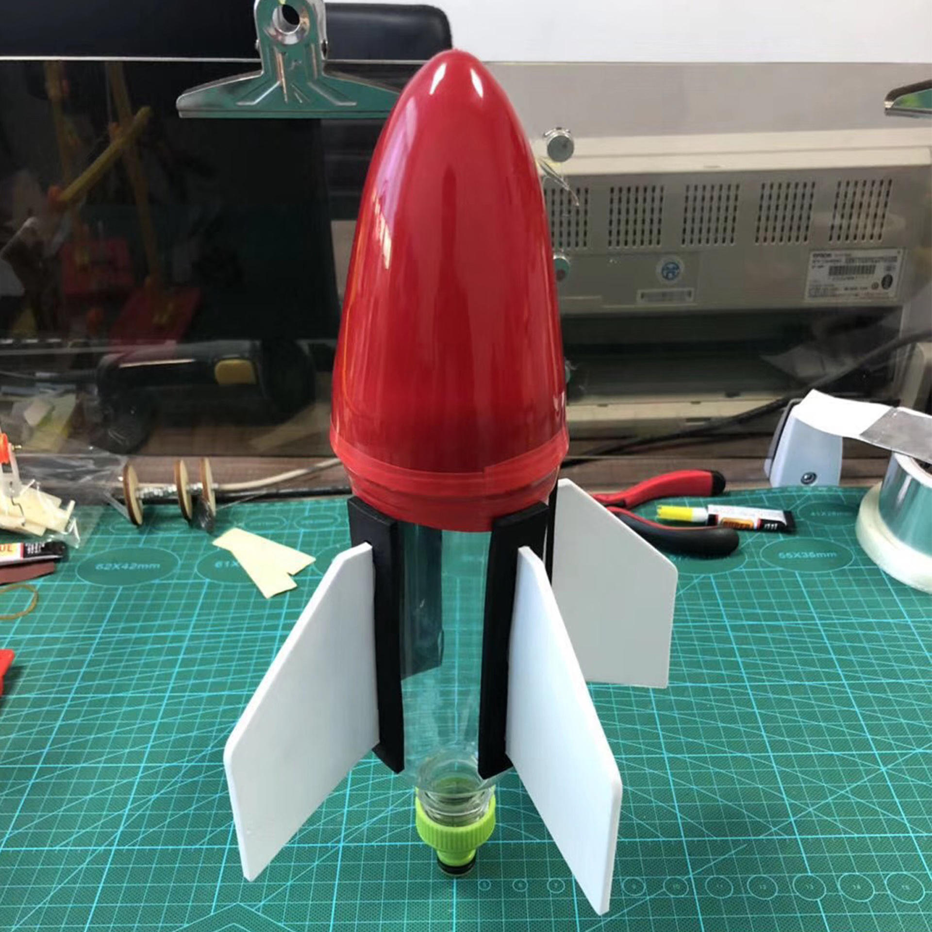 水火箭发射科学实验steam趣味动能火箭模型手工竞赛材料科教玩具