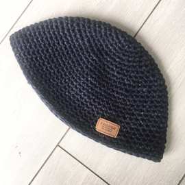 手工瓜皮帽四季薄款基帕犹太小圆帽麦浚龙同款男士地主帽皮标