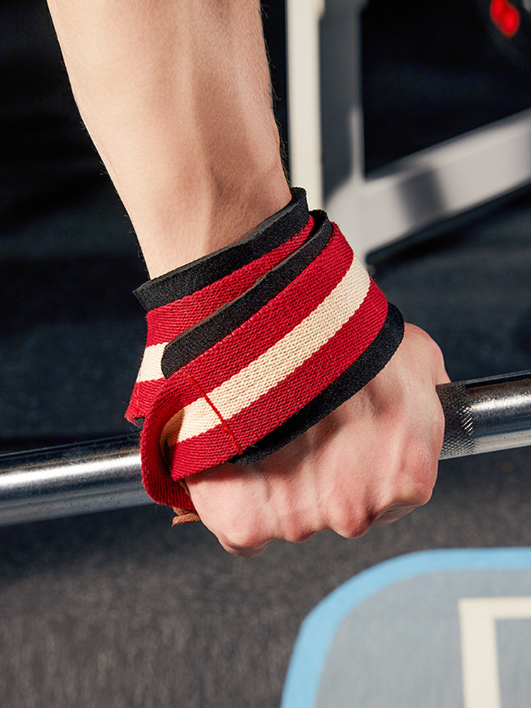 单杠保护套握力带男健身防滑手套女练背硬拉腕带8字助力带-阿里巴巴