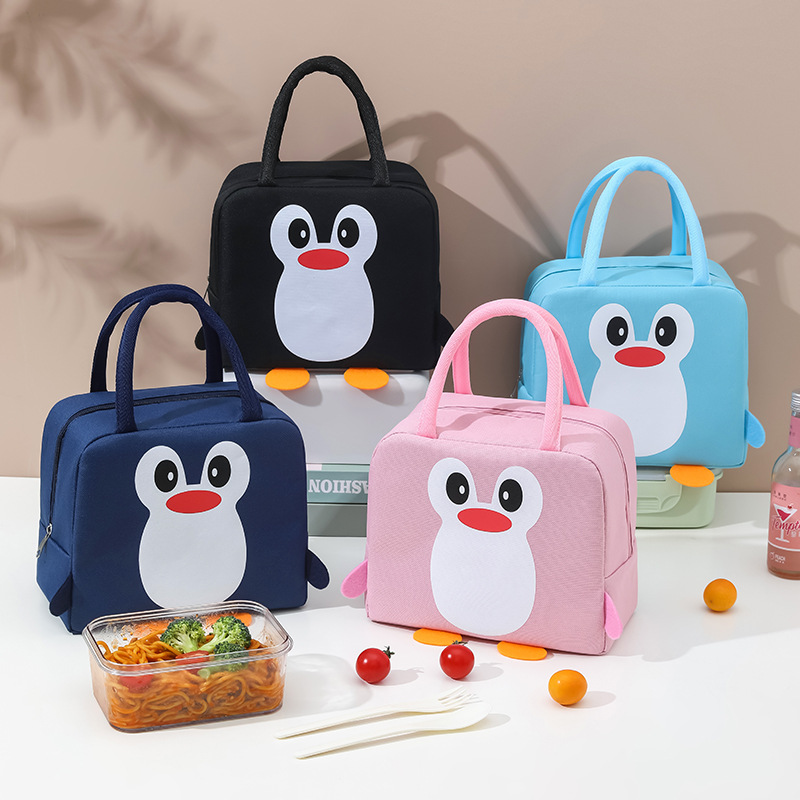 Student Cartoon Portable Lunch Box Bag Thick Aluminum Foil Lunch Bag Insulated Lunch Box Bag Lunch Bag Gift Bag Wholesale