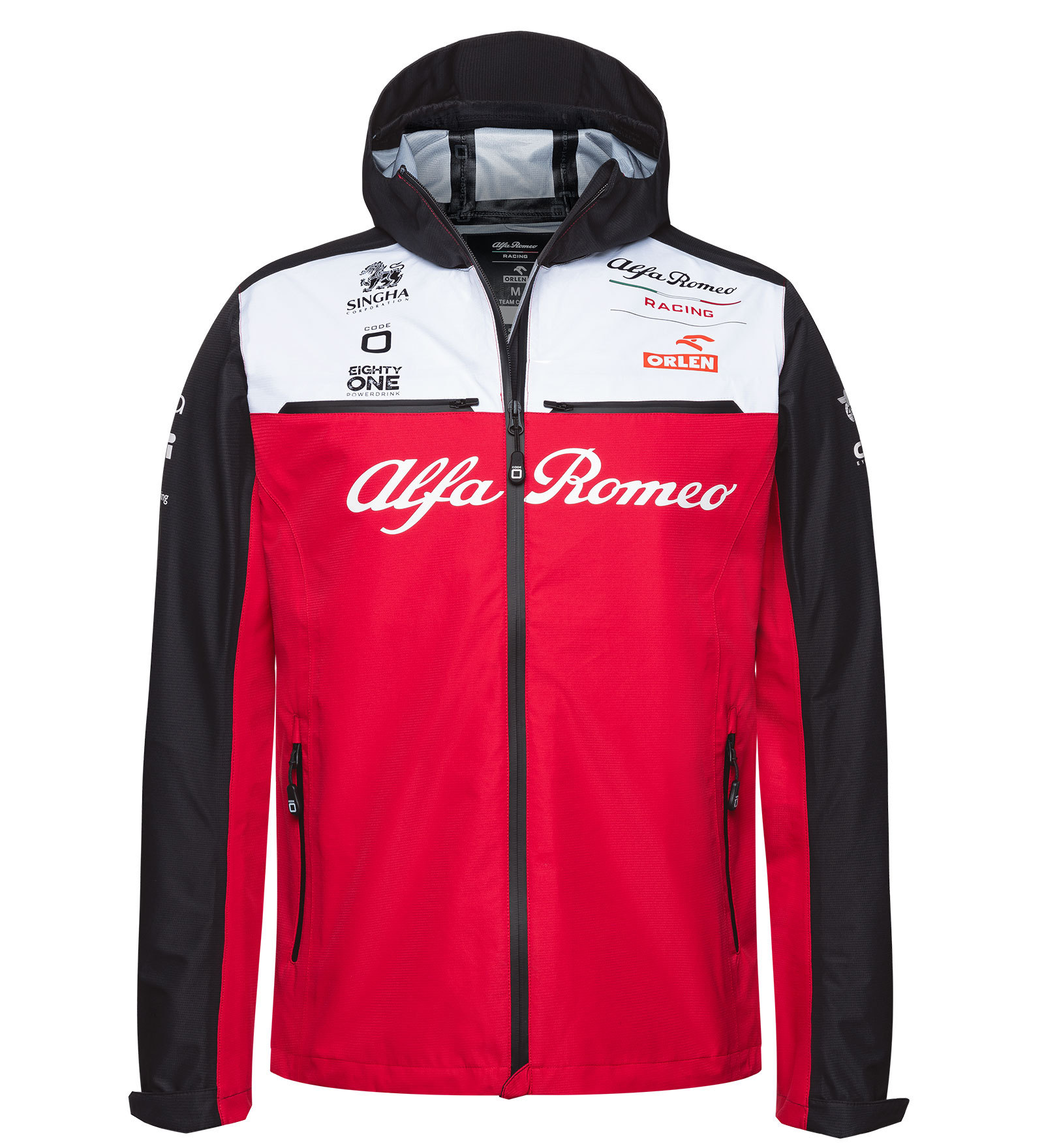 21款f1马丁奔驰红牛车队风衣外套夹克长袖男秋冬装衣服冲锋衣户外