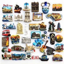 跨境电商货源厂家现货批发世界各地旅游纪念装饰工艺品磁铁冰箱贴