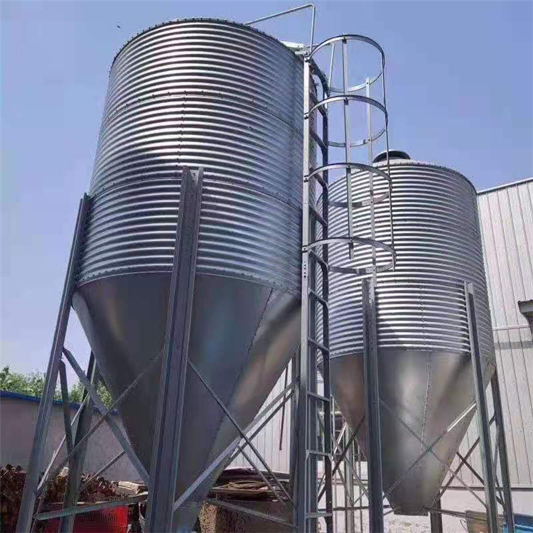厂家料塔20吨散装养殖料塔料线养殖畜牧设备饲料储存罐-阿里巴巴