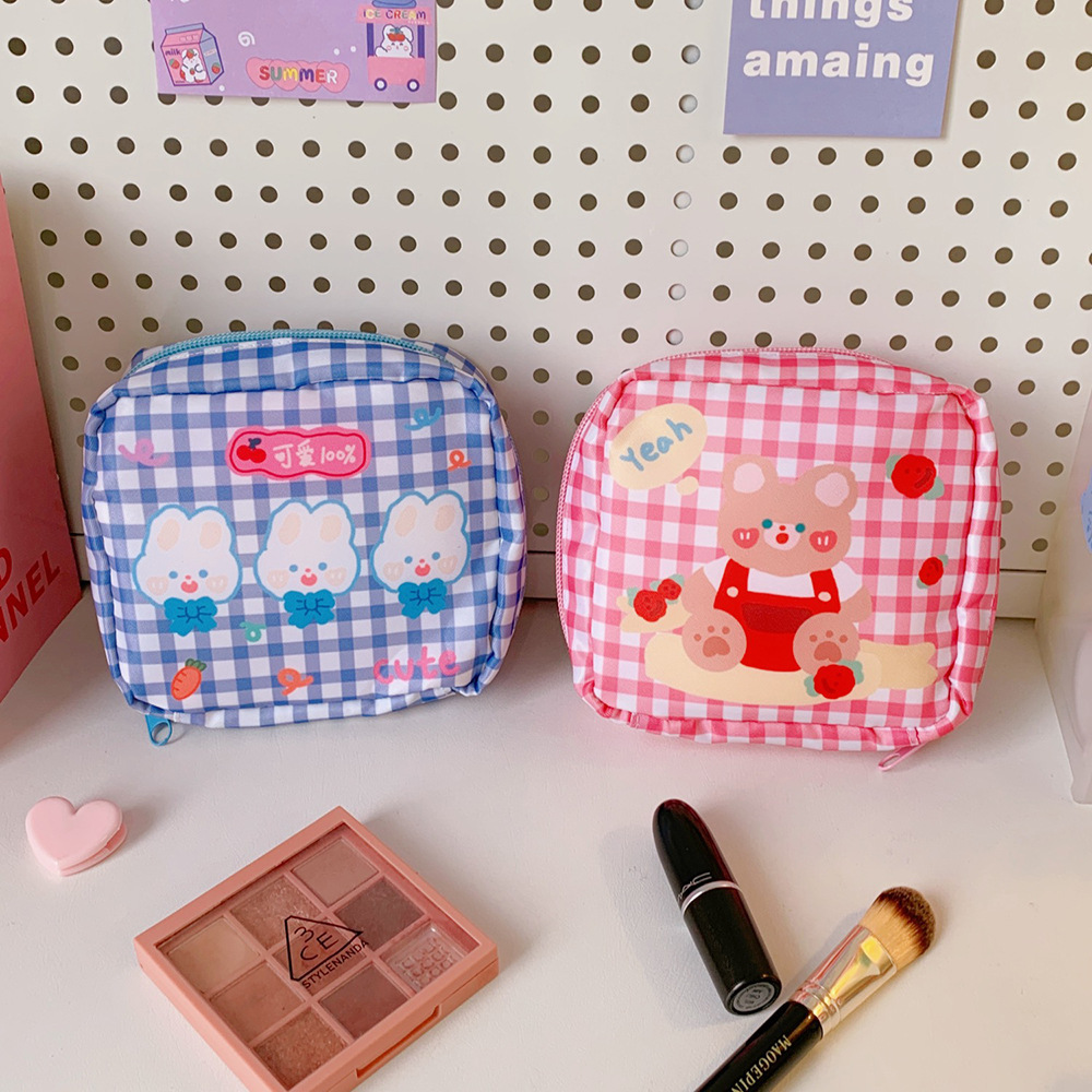 Sanitary Napkin Aunt Towel Storage Bag Portable Mini Pack Small Bag Monthly Cotton Large-Capacity Coin Purse Sanitary Napkin Bag