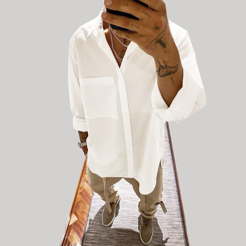 fearofgodfog第七季主线复古廓形高街男女情侣同款宽松白衬衫